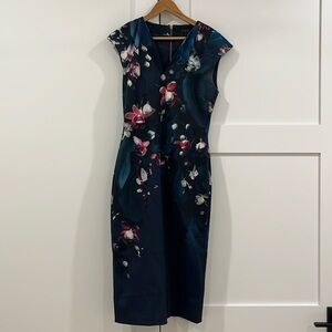 Ted Baker Midi floral dress